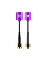 Foxeer 2pcs 5.8GHz 65mm Micro Lollipop SMA RHCP FPV Omni Antenna (Purple)