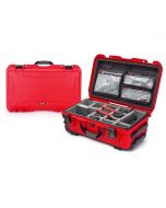 Nanuk 935 Pro Photo Case with Lid Organiser and Padded Divider (Red)