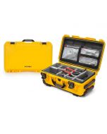 Nanuk 935 Pro Photo Case with Lid Organiser and Padded Divider (Yellow)